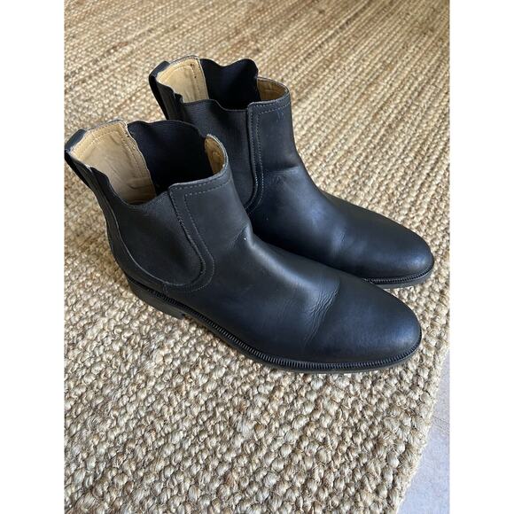 Cole Haan Men\'s Warner Grand Chelsea Boot Black Size 7M Formal Waterproof Flaws